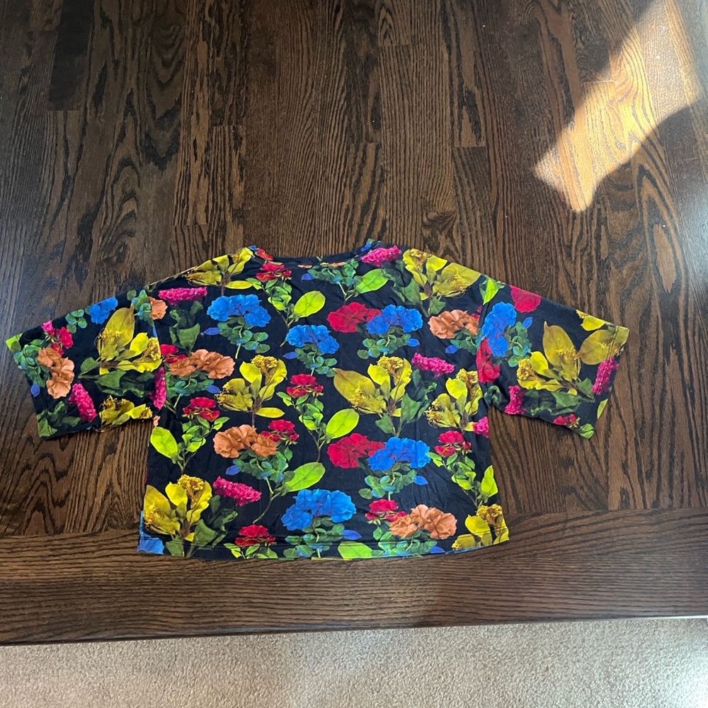 Bimba Y Lola Colorful Floral Top